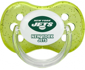 New York Jets Lentejuelas Verde Cherry Lollipop