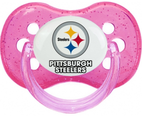 Pittsburgh Steelers Cherry Lollipop Rosa Lentejuelas