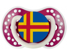 Bandera Aland Tetine Islas lovi dynamic Fucsia Fosforescente
