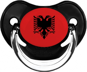 Bandera Albania Clásica Piruleta Fisiológica Negra