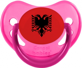 Bandera Albania Piruleta Fisiológica Fosforescente Rosa