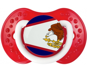 Bandera de Samoa Americana Sucete lovi dynamic Clásico Blanco-Rojo