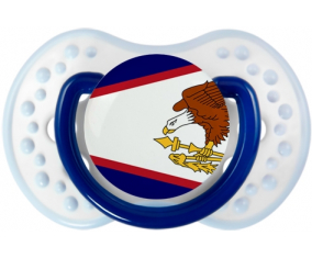 Bandera de Samoa Americana Sucete lovi dynamic clásico azul marino-blanco-azul