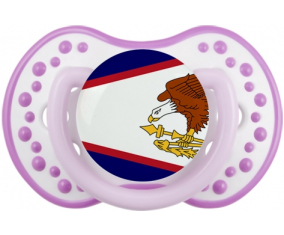 Bandera de Samoa Americana Sucete lovi dynamic Clásico White-Mauve