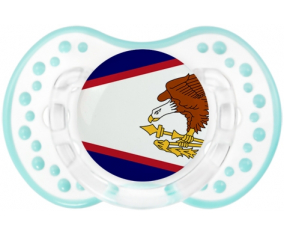 Bandera de Samoa Americana Sucete lovi dynamic clásico retro-laguna blanca