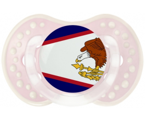 Bandera de Samoa Americana Sucete lovi dynamic clásico retro-rosa-tierno