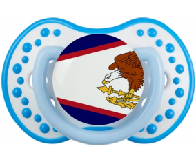 Bandera de Sucete de Samoa Americana lovi dynamic fosforescente blanco-azul