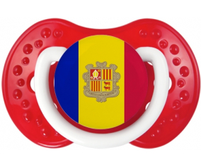 Bandera de Andorra Tetine lovi dynamic clásico blanco-rojo