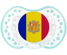 Bandera Andorra Tetine lovi dynamic clásico retro-laguna blanca