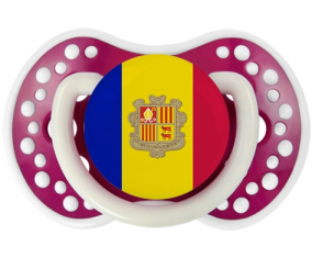 Bandera Andorra Tetina lovi dynamic Fucsia Fosforescente