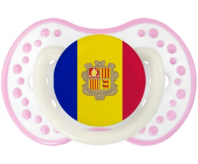 Bandera Andorra Tetina lovi dynamic Blanco Rosa Fosforescente