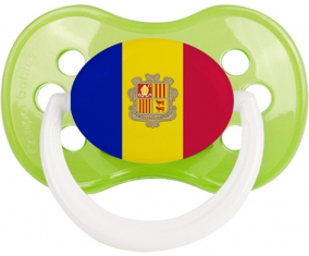 Andorra Bandera Clásica Piruleta Anatómica Verde