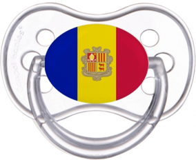 Bandera Andorra Anatómica Lollipop Transparente Clásico
