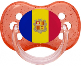 Andorra bandera rojo cereza brillante piruleta