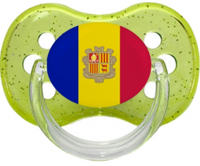 Andorra bandera verde cereza brillante piruleta