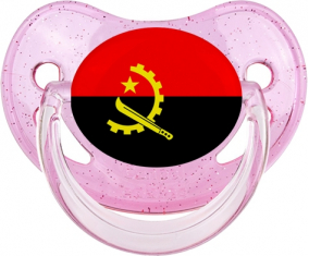 Bandera del Dragón de Angola Rosa Lentejuelas Rosa