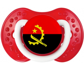 Bandera de Angola lovi dynamic clásico rojiblanco