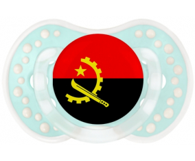 Bandera lollipop de Angola lovi dynamic clásico retro-turquesa-laguna