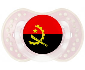 Bandera lollipop de Angola lovi dynamic clásico retro-rosa-tierno