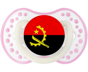 Bandera de Angola lovi dynamic fosforescente blanco-rosa