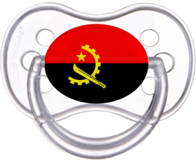 Bandera de Angola Anatómica Clásico Transparente
