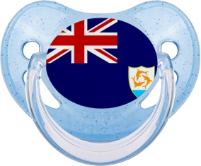 Anguilla Azul Lentejuelas Bandera Piruleta Fisiológica