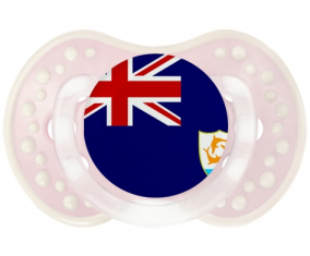 La bandera de Anguilla Lollipop lovi dynamic clásico retro-rosa-tierno