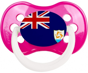 Bandera de Anguila Anatómica Lollipop Clásico Rosa Oscura