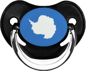 Bandera Antártica Clásica Tetina Fisiológica Negra