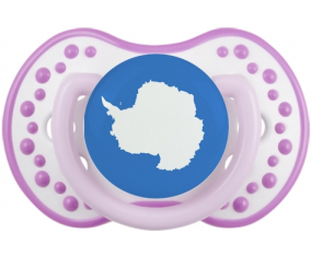 Sucete de bandera antártica lovi dynamic clásico white-mauve