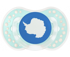 Bandera Antártica Sucete lovi dynamic clásico retro-turquesa-laguna