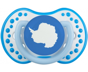 Suceto de bandera antártica lovi dynamic blanco azul fosforescente