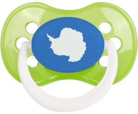 Bandera Antártica Dragón Anatómico Clásico Verde
