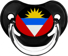 Bandera Antigua y Barbuda Classic Sucete Fisiológico Negro