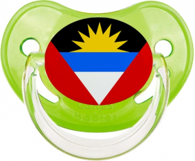 Suceto fisiológico verde clásico de Bandera Antigua y Barbuda