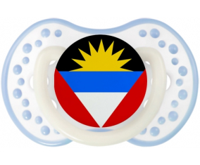 Bandera Antigua y Barbuda Tetina lovi dynamic Clásico Blanco-cian