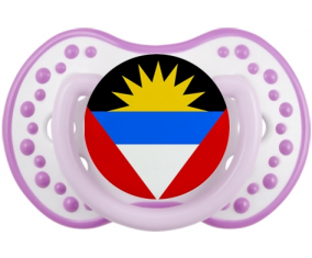 Bandera Antigua y Barbuda Tetine lovi dynamic Clásico White-Mauve