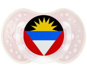 Bandera Antigua y Barbuda Tetine lovi dynamic clásico retro-rosa-tierno