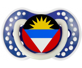 Bandera Antigua y Barbuda Tetina lovi dynamic Azul Marino Fosforescente