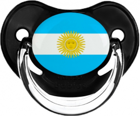 Bandera argentina clásica negro piruleta fisiológica