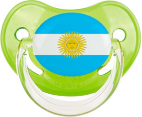 Bandera Argentina Clásica Piruleta Fisiológica Verde