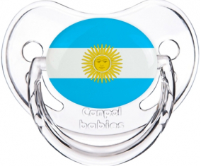 Bandera argentina clásica transparente piruleta fisiológica
