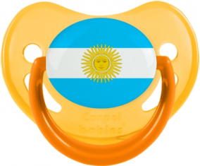 Bandera argentina Fosforescente Amarillo Piruleta Fisiológica