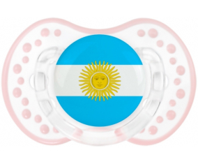 Bandera argentina Lollipop lovi dynamic clásico retro-blanco-rosa-tierno