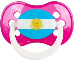 Bandera argentina anatómica tetina clásica rosa oscura
