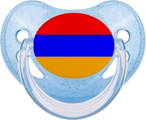 Bandera Armenia Piruleta Fisiológica Azul con lentejuelas