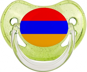 Bandera Armenia Piruleta Fisiológica Verde con lentejuelas