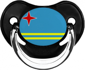 Bandera tetina fisiológica negra clásica de Aruba