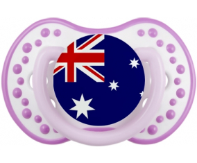 Bandera australiana Tetine lovi dynamic Clásico White-Mauve