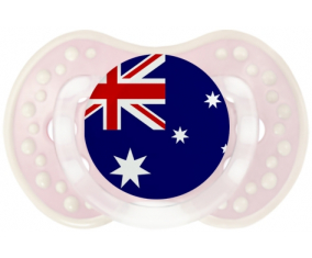 Australian Tetine Flag lovi dynamic clásico retro-rosa-tierno